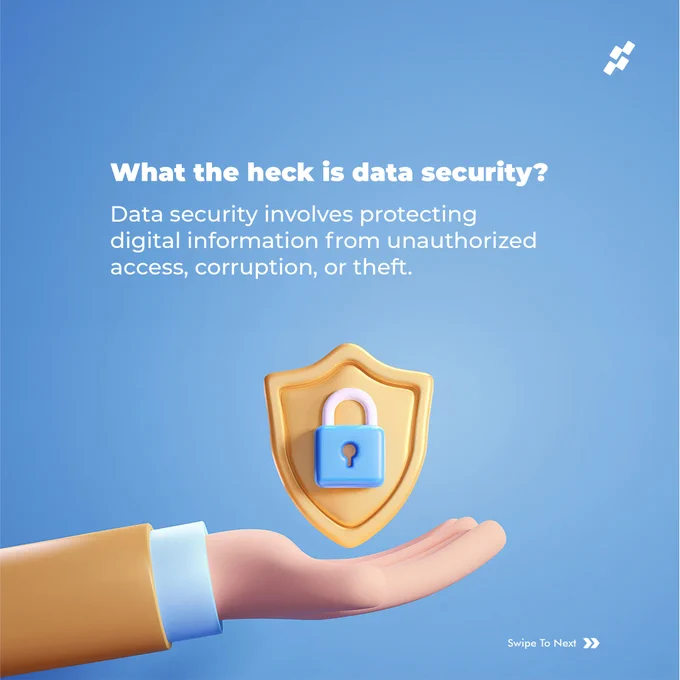 🔐 What the heck is Data Security? It's your first defense against unauthorized access, data breaches, and financial loss! 🚨
.
#insylon #datasecurity #digitalprotection #databreaches #unauthorizedaccess #sensitiveinformation #compliance #customertrust #phishingattacks 