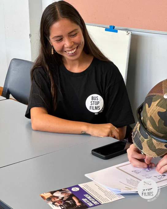 support worker and student 