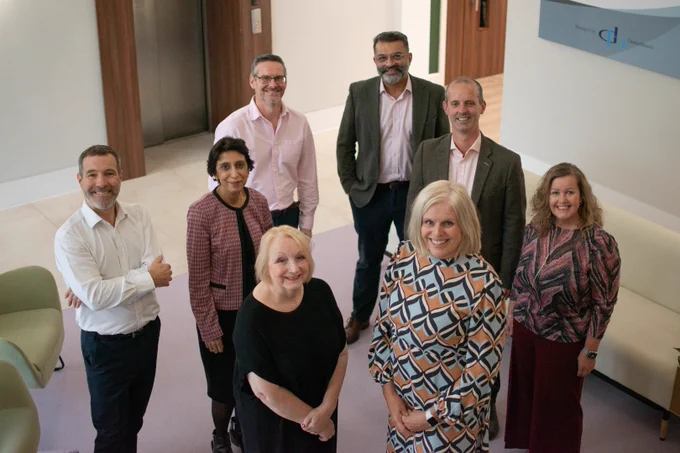 Aileen Evans, Grand Union’s CEO and Julie Doyle, Longhurst Group’s CEO were joined by members of the Exec teams from both organisation at K2, Grand Union’s office.