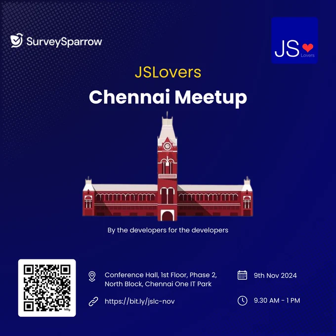 JSLovers Chennai Meetup announcement