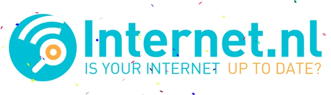 Internet.nl-logo met confetti