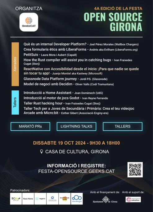 cartell de la festa open source