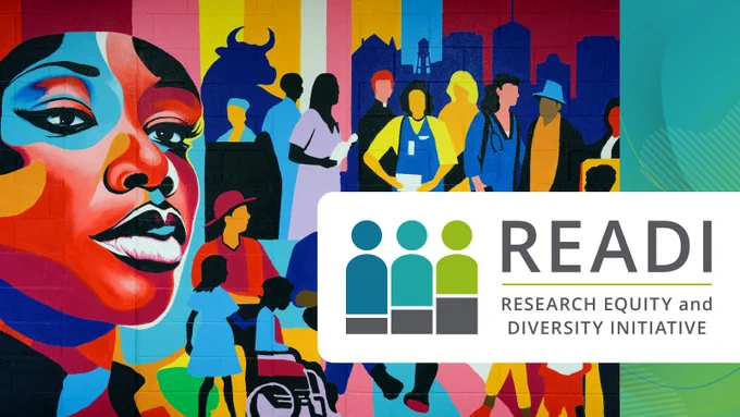 READI Research Equity and Diversity Initiative mural graphic