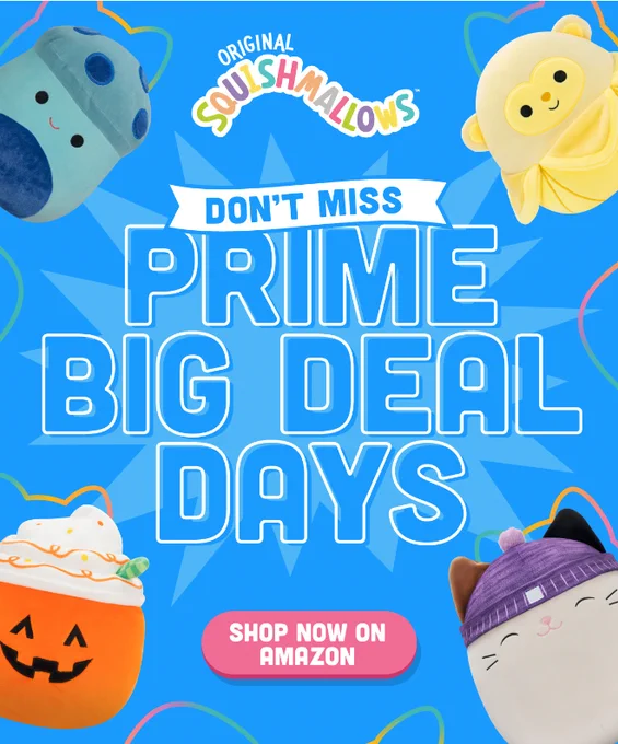 Squishmallows Prime Big Deal Days