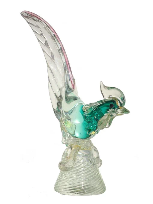 Fasan aus Glas, 1950er Jahre