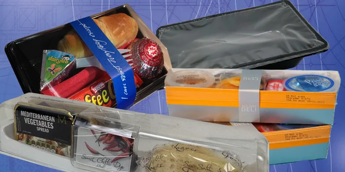 packaging options for in-flight meal and snack packs from The Jenton Group