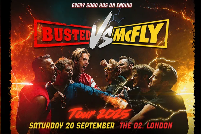Artwork for Busted vs McFly at The O2
