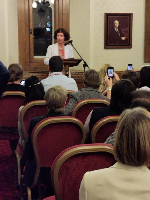 Anneliese Dodds speaking at the launch of this report 