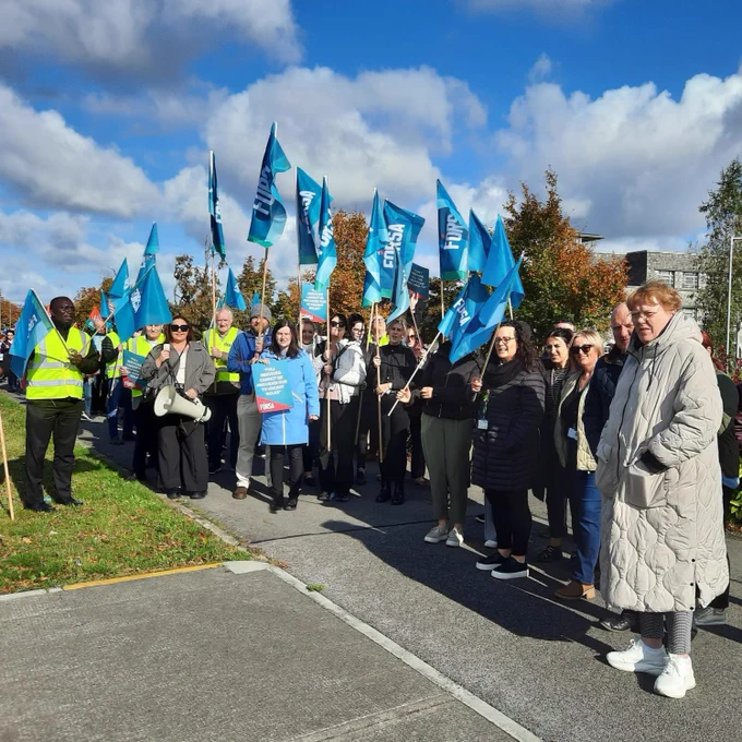 Forsa members in Tullamore