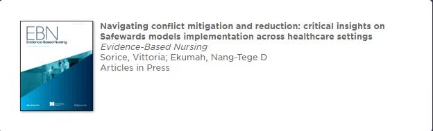 Journal cover for Evidence-Based Nursing