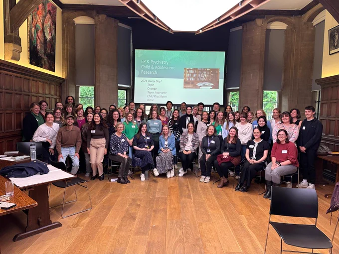Child & adolescent mental health 'away day' - 55 academics across Psychiatry, EP, DSPI, Primary Care, and other departments at the University