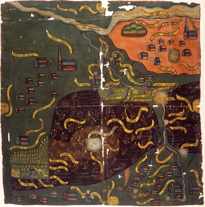 Image of a manorial map.