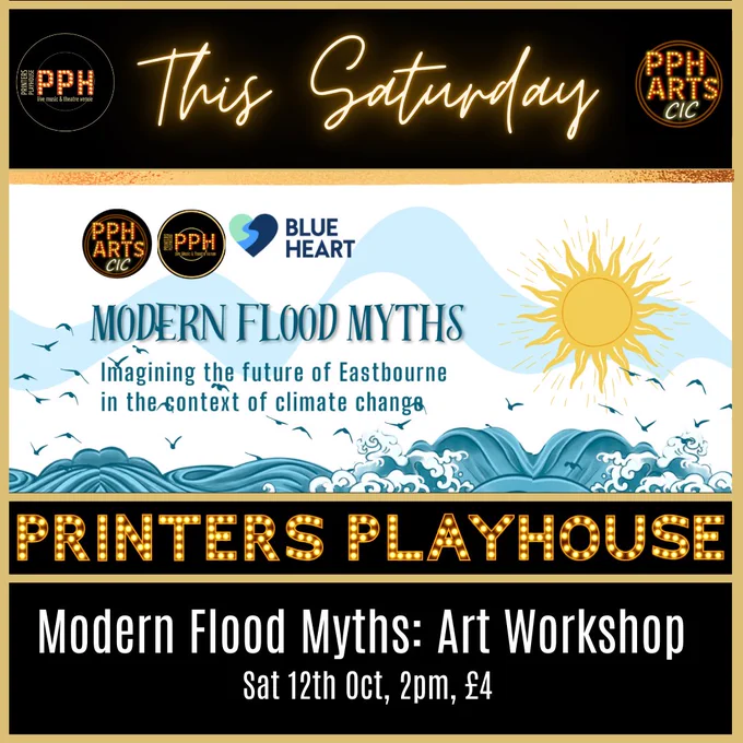 Flood Myths, Art Workshop, Sat 12th Oct, 2pm