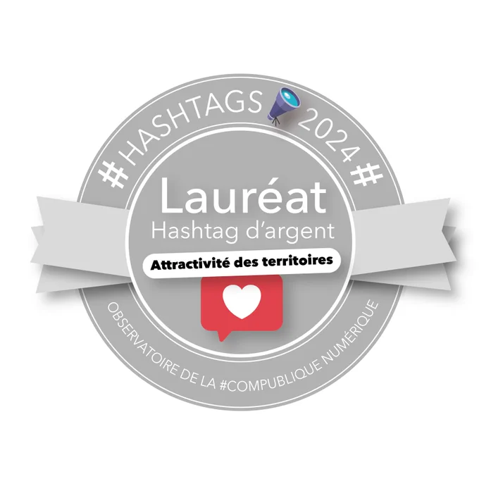 Macaron Hashtag Argent Attractivité des territoires
