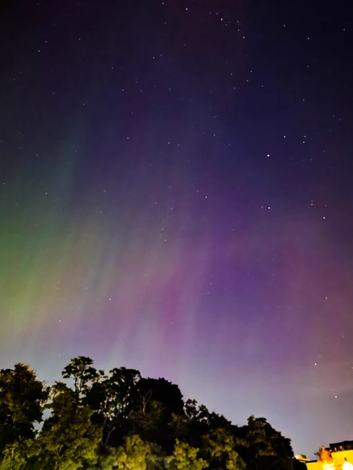 Northern lights in Toronto