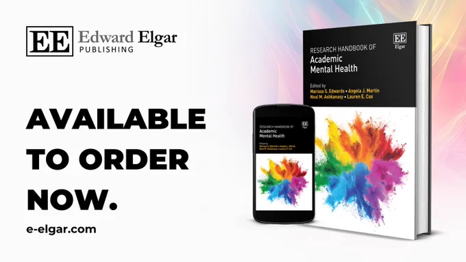 Research Handbook of Academic Mental Health - available to order now.