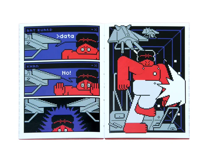 The protagonist attempts to reject and defeat surveillance drones