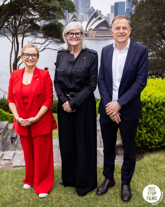 Tracey with Governor General Sam Mostyn and Peter Tonagh