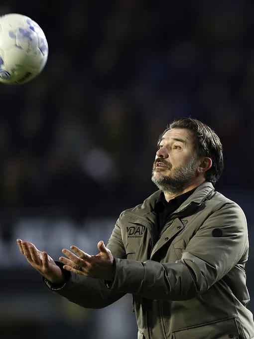 NAC Breda coach Carl Hoefkens 