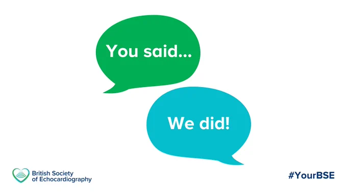 Speech bubbles saying 'You said…' and 'We did!'