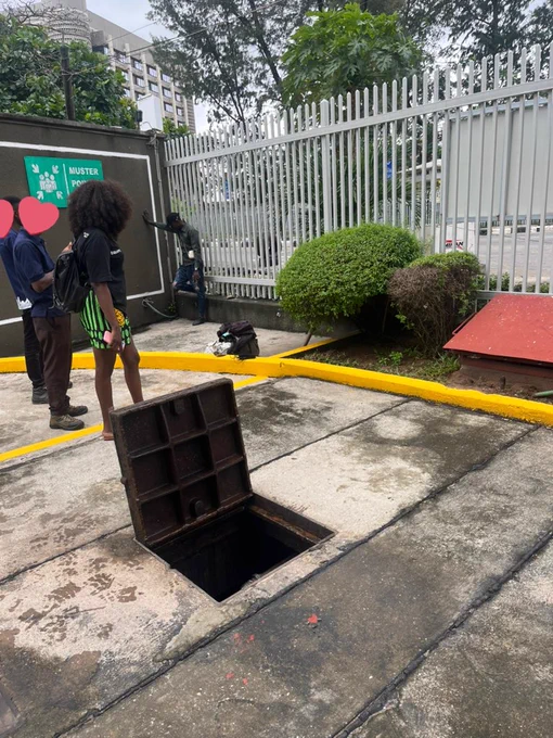 Clients underground tank inspection.