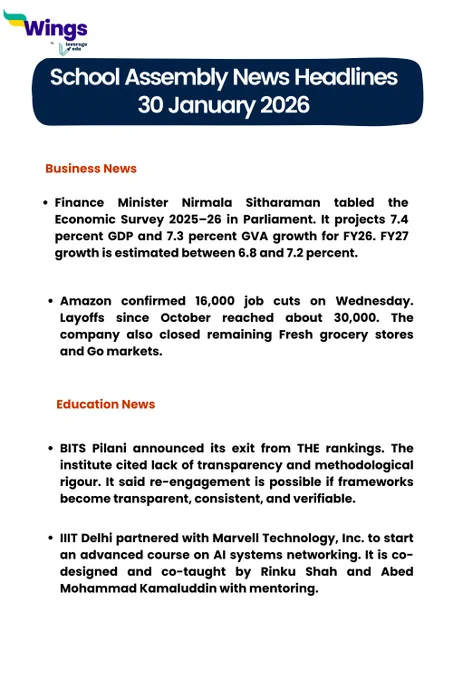 Business and Education News for 30 January 2026