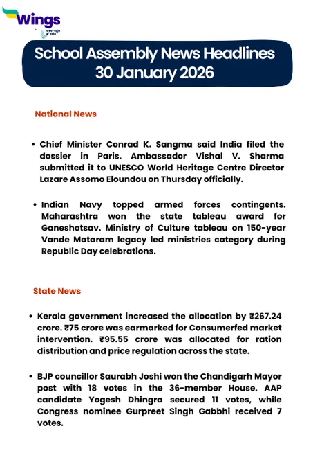 National and State News for 30 January 2026