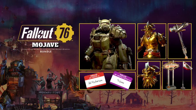 Image featuring the NCR Ranger Power Armor, New vegas camp items, and more!
