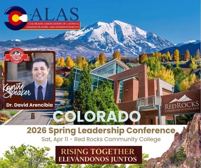 Colorado, I’m coming!🌄

Excited to keynote the Colorado Association of Latino/a Administrators & Superintendents 2026 Spring Leadership Conference at Red Rocks!

Grateful to @COALASand @JimmyCasas (J Casas Speakers Bureau) for the opportunity. 

Countdown is on! 🔥
#EliteCulture