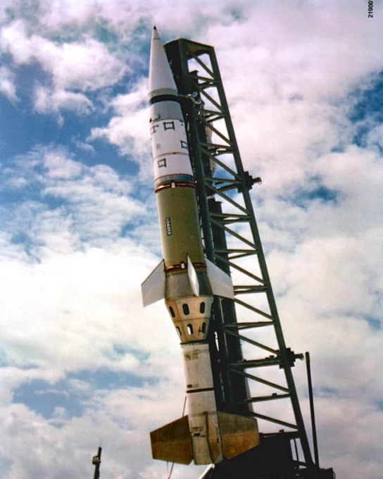 The first launch of the TCMP campaign TCMP-1B, pictured here, occurred at Wake Island on 28 January 1993.