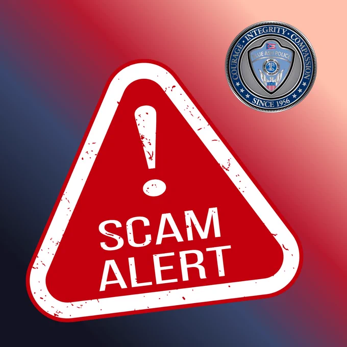 scam alert sign