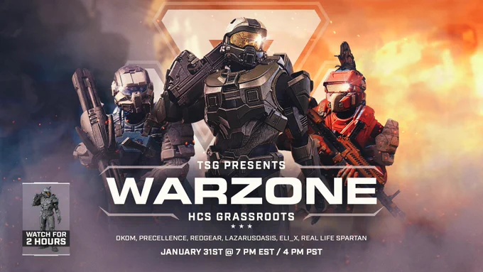 Promotional art by RedGear for TSG Warzone Showdown, January