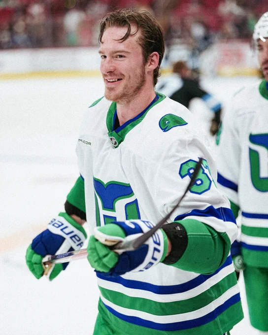 Photo of Andrei Svechnikov during warmies 