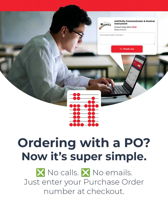 Ordering with a PO? Now it’s super simple.
No calls. No emails. Just enter your Purchase Order number at checkout.