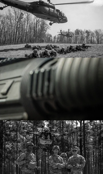 One part of a sniper photo with bonus photos above and below it