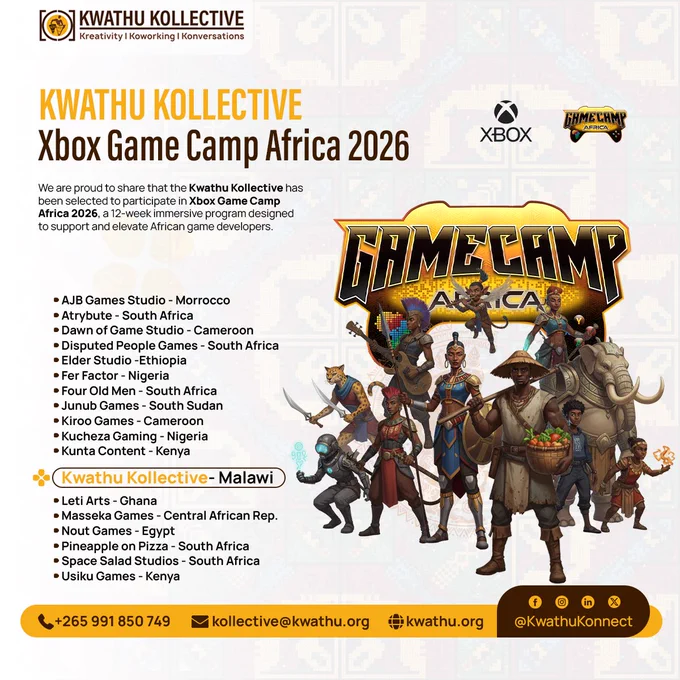 Read more about our participation in Xbox Game Camp Africa via our website: kwathu.org/xbox
