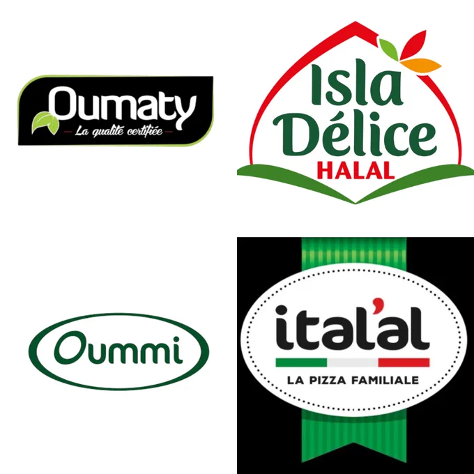 logo des marques Oumaty, Isla Délice, Oummi et Ital'al