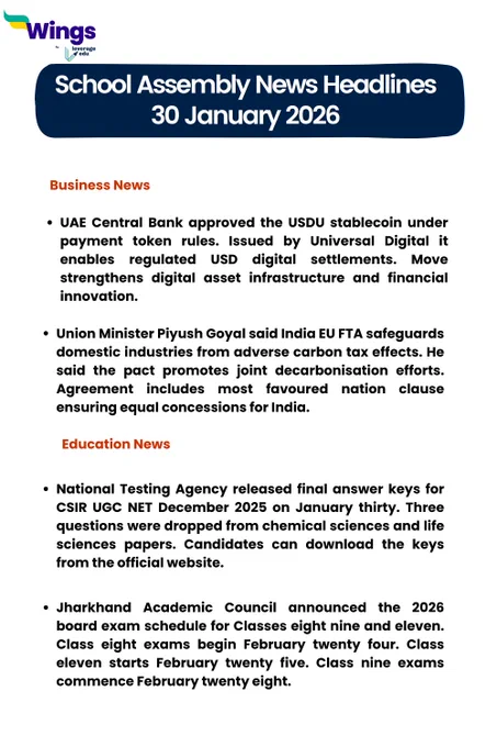 Business and Education News 31 January 2026