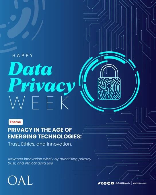 As emerging technologies continue to reshape how organisations operate, privacy has become central to sustaining trust in the digital economy. Beyond regulatory compliance, responsible data protection requires embedding ethics, accountability, and transparency into innovation from the outset.

This Data Privacy Week, we reaffirm our commitment to supporting organisations in navigating complex data protection frameworks while enabling ethical, compliant, and future-ready innovation.

We also advocate for innovation guided by ethics, trust, and accountability.

#OAL #DataPrivacyWeek #DigitalTrust #DataProtection #EmergingTechnologies