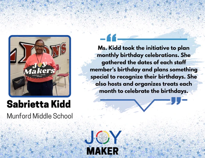 Sabrietta Kidd Joy Maker