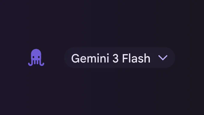 Jules logo next to a Gemini 3 Flash model selector.