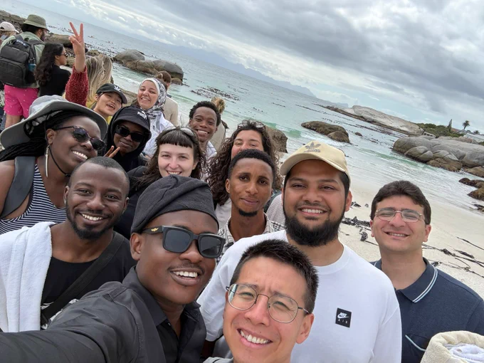 (Some) of the penguin team members.