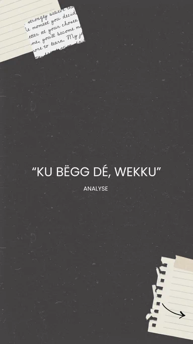 Ku bëgg dé, wekku
Ma petite analyse de la finale d'hier.

Tellement de leçons à en tirer mais on retiendra l'essentiel : Yàlla da nga kay Gëm, Woolu ko ba paré am sa fulay dox jëm ci (croire en Dieu, croire en soi).