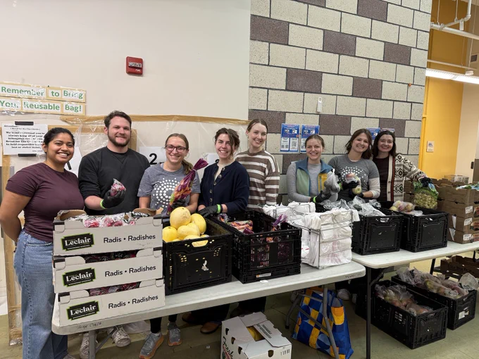 The CleanChoice Energy team volunteering at Bread for the City in Washington, DC