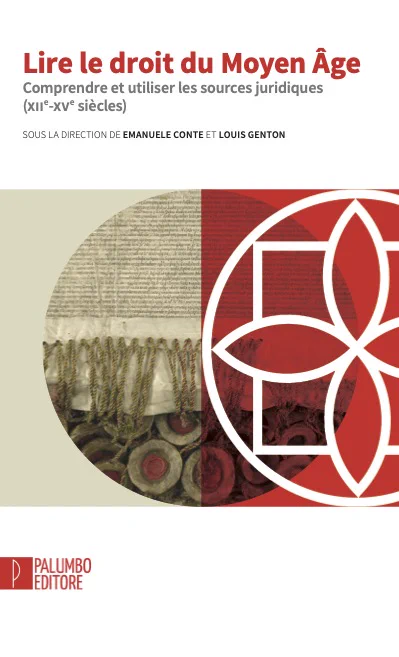 Cover "Lire le droit" edited by Emanule Conte and Louis Gent (2025) - screen print