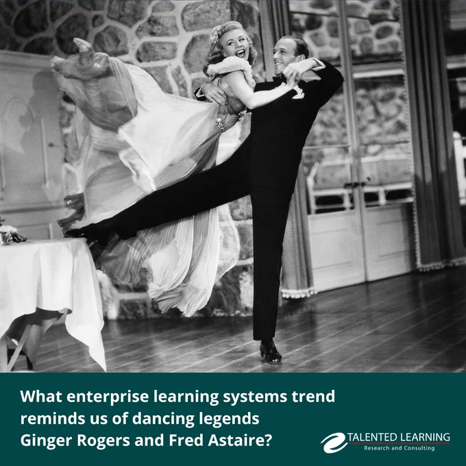 How are #learningsystems like dancing legends Ginger Rogers   Fred Astaire?🤔See analyst @JohnLeh's answer in his forecast: 16 Enterprise #LMS Trends Shaping 2026

HINT: Check #5 in Section 2: "Where Learning Systems Vendors Are Headed." Let's go!💃https://talentedlearning.com/16-enterprise-lms-trends-shaping-2026-an-analysts-view/
#trends