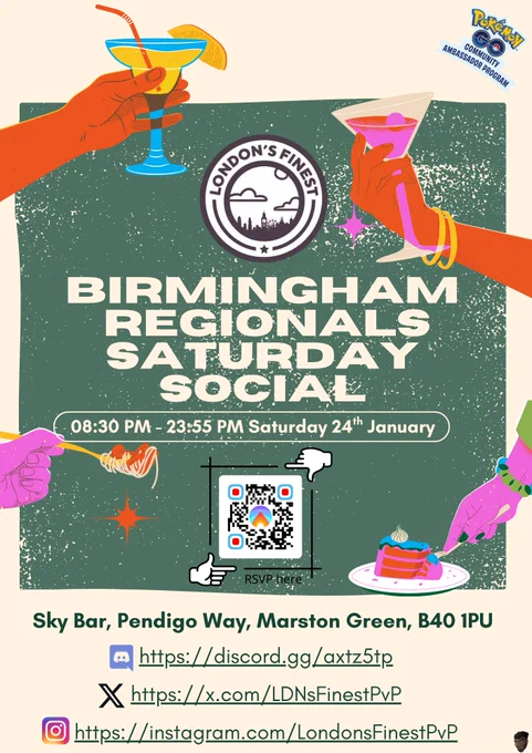 Details on the social and Shadow Raikou Raid Day at the Birmingham Regional Championships in January 2026.