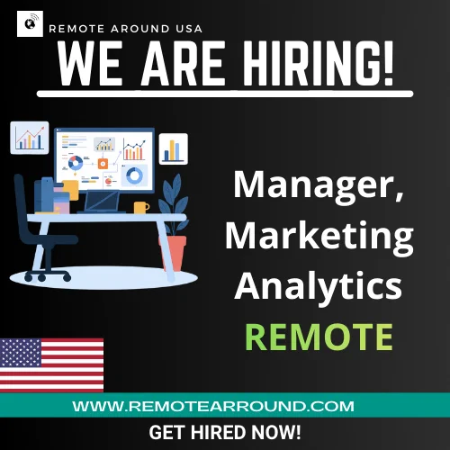 📊🚀 Remote Marketing Analytics Manager (REMOTE)

 • Lead data scientists 🧠



REMOTE ROLE MARKETING ANALYTICS MANAGER: https://remotearround.com/job/remote-manager-marketing-analytics/#/



REMOTE JOBS USA: https://remotearround.com/jobs-list-v1/?filter-title=REMOTE#/



 • Power brand decisions with MMM 📈

 • SQL / R / Python wizardry 💻

 • Work anywhere, think everywhere 🌍

Turning marketing myths into math—no cape required 😌



#REMOTEarroundUSA #vacancies #RemoteJobs #MarketingAnalytics #DataScience #AnalyticsManager #MarketingJobs #MMM #SQL #Python #RStats #BigQuery #BrandMarketing #DigitalMarketing #Leadership #RemoteWork #TechJobs #AIJobs #Looker #MarketingCareers #DataDriven #HiringNow