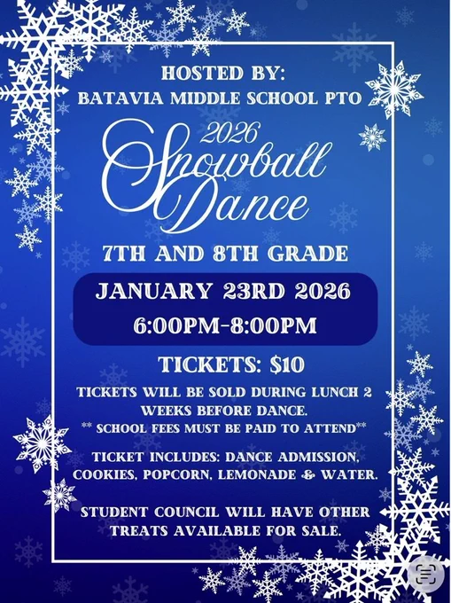 snowball dance flyer