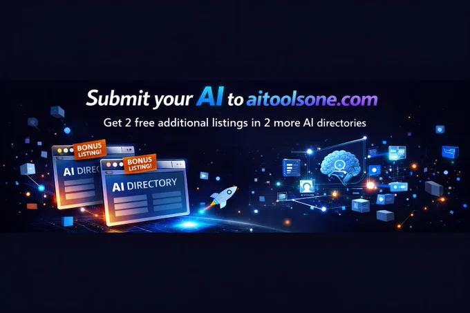 This won’t stay free.
List your AI on aitoolsone.com
Get 2 bonus listings.
While it lasts.
